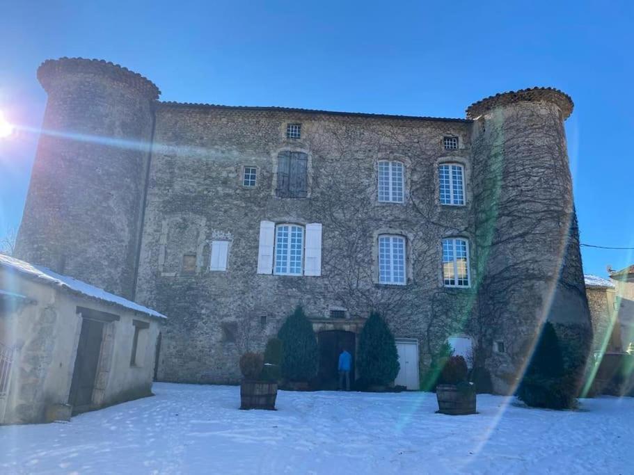 Studio Au Chateau De Lachau Exteriér fotografie